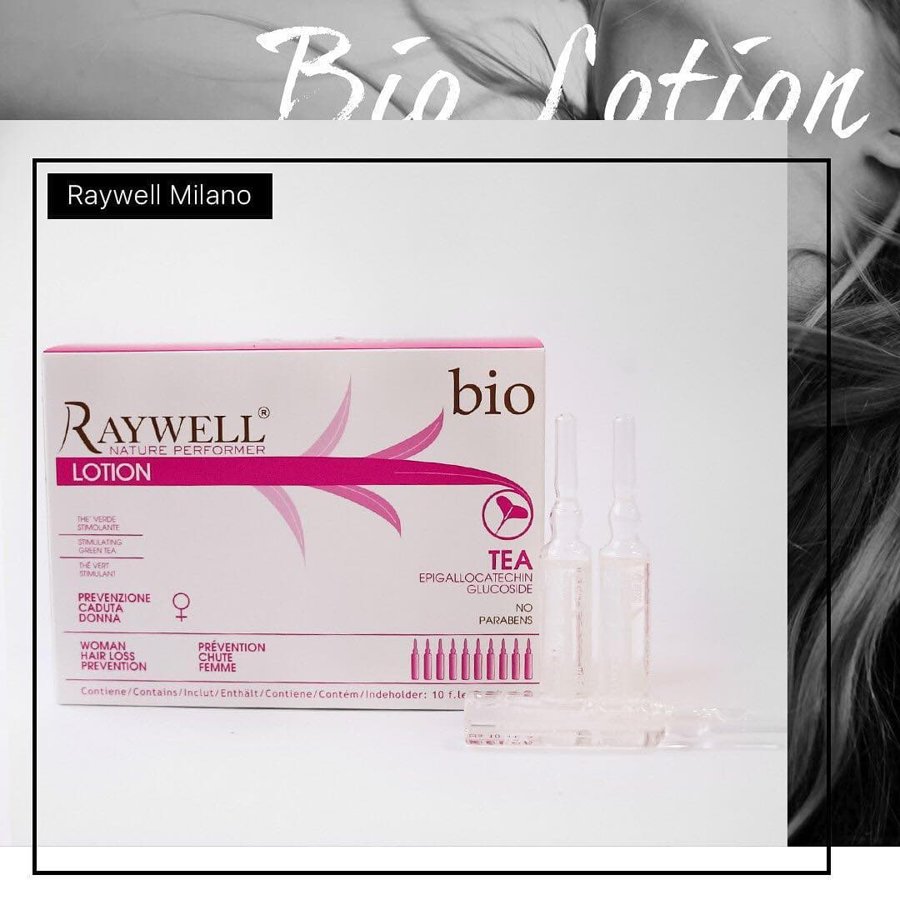 RAYWELL BIO. Lozione. Stimulējošs losjons pret matu izkrišanu, sievietēm. 10amp x 10 ml.